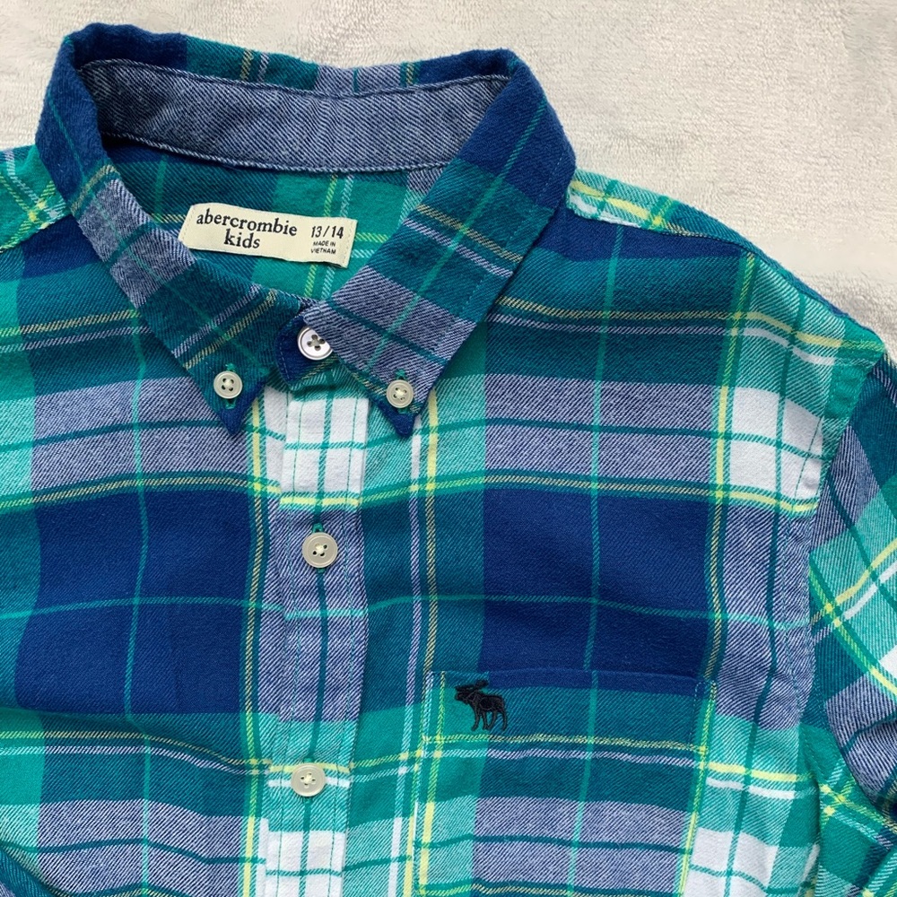 Abercrombie Kids - Light flannel shirt, size 13/14